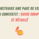 Construire une page de vente qui convertit en 7 étapes détaillées